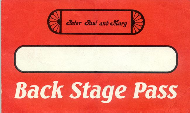 backstage pass